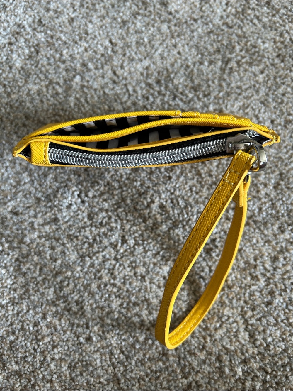 Yellow Dachshund Wristlet Card Holder by Marc Tetro - Picture 4 of 6